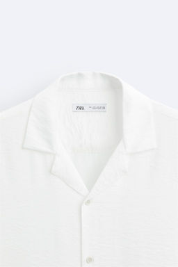 TEXTURED VISCOSE BLEND SHIRT - Zara фото 25