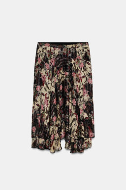 ZW COLLECTION FLORAL PRINT SKIRT - Zara фото 10