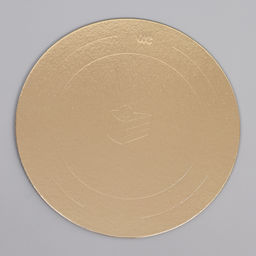 Коробка под торт 2 окна, с ручками, белая, + подложка 2.5 золото - белый, 24×24×20 см