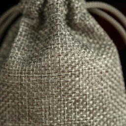 Цена за 10 шт. Мешочек подарочный из холщи, серый, 7 х 9 см - Simaland фото 3