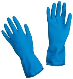 Перчатки резиновые Practi Extra Dry тиффани/синий в ассортименте, размер L - Paclan фото 3