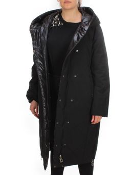 21085 BLACK Куртка зимняя двухсторонняя женская облегченная SNOW CLARITY