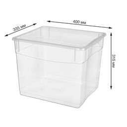 Ящик универсальный "Кристалл" 34л арт.С12815