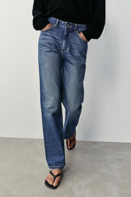 JEANS Z1975 REGULAR TIRO ALTO LONG LENGTH / Azul - Zara фото 4