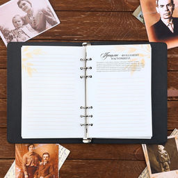 Родословная книга со встроенной флешкой 16 Gb «Книга всей семьи», 17.5×23 см.
