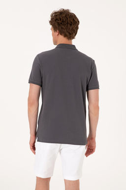 Erkek Slim Fit Polo Yaka Antrasit Basic Ti__rt Sepette S_rpriz _ndirim - U.s. polo assn фото 5