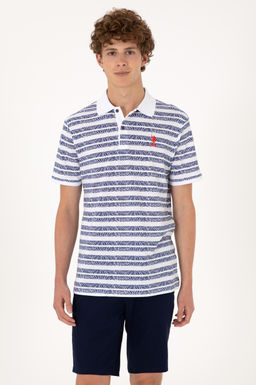 Erkek Regular Fit Polo Yaka A__k Lacivert Ti__rt Sepette S_rpriz _ndirim - U.s. polo assn фото 3