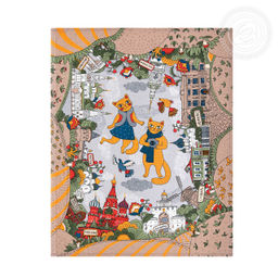 Набор полотенец из рогожки "По золотому кольцу" 45*60/3 шт. - 45*60 Полотенца из рогожки