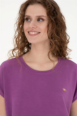 Женская фиолетовая футболка - U.s. polo assn фото 2