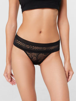 Цена за 2 штуки! Трусы слипы женские черные кружевные - Mark formelle фото 3