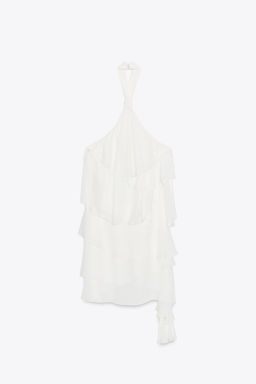 RUFFLED MINI DRESS - Zara фото 13