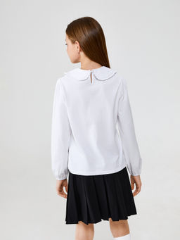 ACOOLA / Блузка детская для девочек Roberta белый фото 2