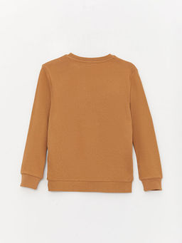 Bisiklet Yaka Bask?l? Uzun Kollu Erkek ?ocuk Ti??rt - Waikiki фото 2