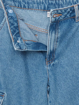 Wideleg K?z ?ocuk Jean Pantolon