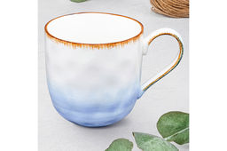 Кружка 360 мл 13*9*9 см Кантри небесно-голубая