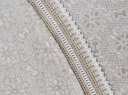 25С12-ШР 157*250 Скатерть Ирина цв. 133 рис. 73 беж - Текс-дизайн фото 3