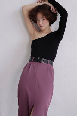 11586 Юбка миди-макси в цвете орхидея - Martichelli фото 17