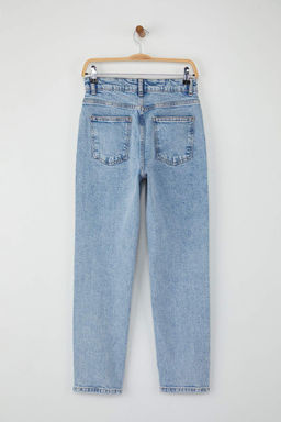 Mavi Yuksek Bel Comfort Yeni Mom Jeans TWOAW26JE00058 - Trendyolmilla фото 6