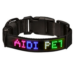 ВИА Светодиодный ошейник "Райз", чёрный, размер L, 3x60см 88кит09