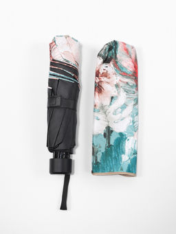 Зонт механический Фауна, эпонж, 4 сложения, 8 спиц, R=48/55 см, d=96 см, МИКС