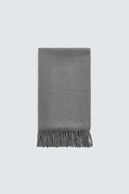 BUFANDA FLECOS / Gris