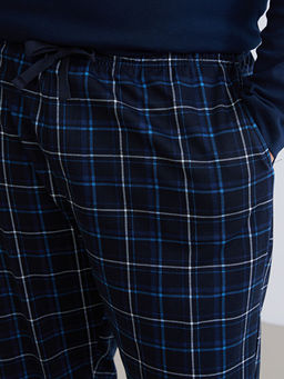 B?y?k Beden Standart Kal?p Ekose Erkek Pijama Alt