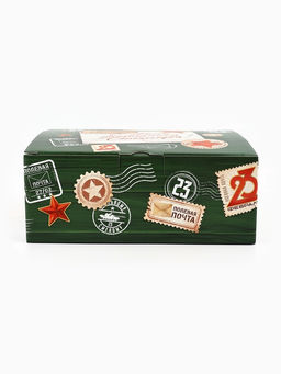 Подарочная коробка, упаковка, С 23 февраля!, 26?19?10 см