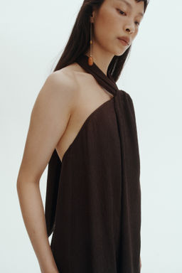Vestido halter con detalle girado - H&m фото 8
