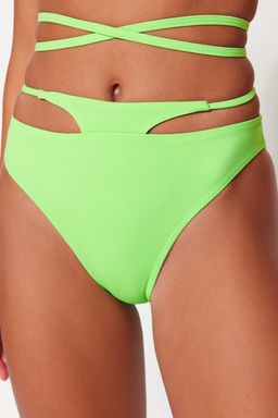TRENDYOLMILLA Pembe Cut Out/Pencereli Yuksek Bel Normal Paca Bikini Alt? TBESS23BA00055  фото 4
