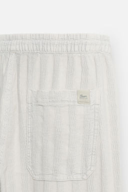 RELAXED FIT JACQUARD TROUSERS - Zara фото 10