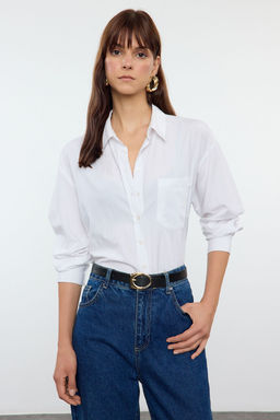 Trendyolmilla Siyah-Kahverengi Tokal? 2li Paket Deri Gorunumlu TWOAW25KE00004  фото 2