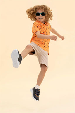 Оранжевая футболка с воротником-поло для мальчика Неожиданная скидка в корзине - U.s. polo assn фото 2