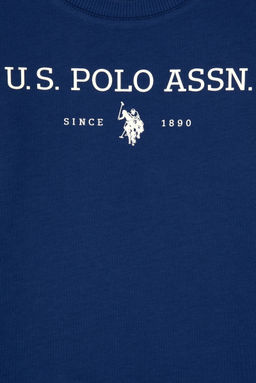 Erkek _ocuk _ndigo Bisiklet Yaka Sweatshirt Sepette S_rpriz _ndirim - U.s. polo assn фото 3