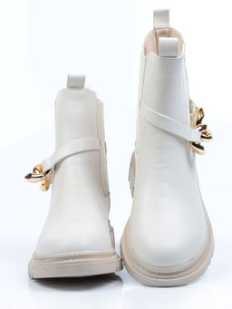 5267-2 WHITE Ботинки демисезонные женские - No name фото 14