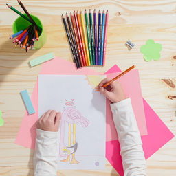 Карандаши цветные 12 цветов BIC Kids Evolution ECOlutions, детские, ударопрочные, пластиковые