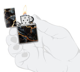 Зажигалка ZIPPO Мраморные переливы | Fusion Marble 46255