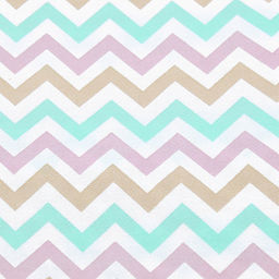 "Зигзаг, бирюза" Скатерть 200х145см, длина стола до 160см, на 6-8 персон, хлопок "Премиум" 186г/м2, "Домашняя мода" (Россия)