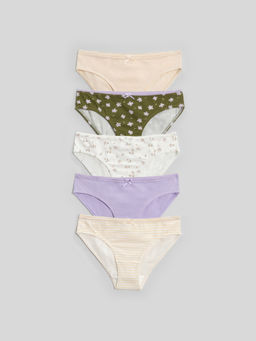 ACOOLA / Трусы детские для девочек в наборе из 5 шт. Iriska цвет в ассортименте