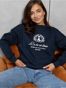 Свитшот Герб Синий Женский - София фото 2