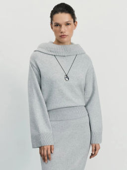 Джемпер с капюшоном с содержанием вискозы / Zarina