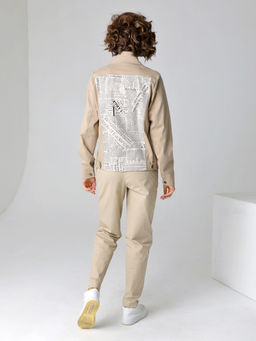 23223 Жакет бежевый - Dizzyway фото 3