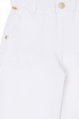 U. S. Polo Assn Белые брюки из плотной ткани для девочек - U.s. polo assn фото 4