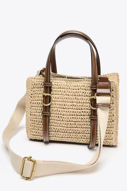 WOVEN MINI TOTE BAG - Zara фото 17