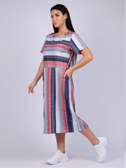 Платье "Линда" красное, трикотаж