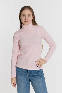 Водолазка из кашкорсе М21894р Розовый