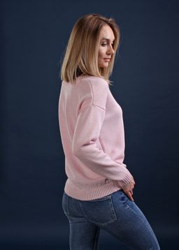 СВИТЕР СВ188 РОЗОВЫЙ - Assana фото 4