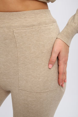 Костюм вязаный теплый с брюками и кофтой #6