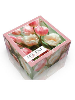 Коробка складная Present with love, 15×15×7 см