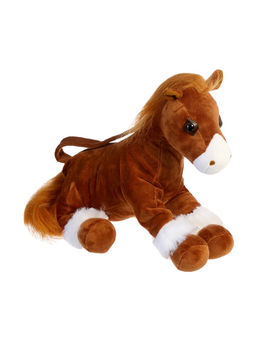 Мягкая игрушка - сумочка Моя лошадка, 28 см