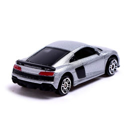 Машина металлическая AUDI R8 COUPE, 1:64, цвет серебро - АвтоГрад фото 3